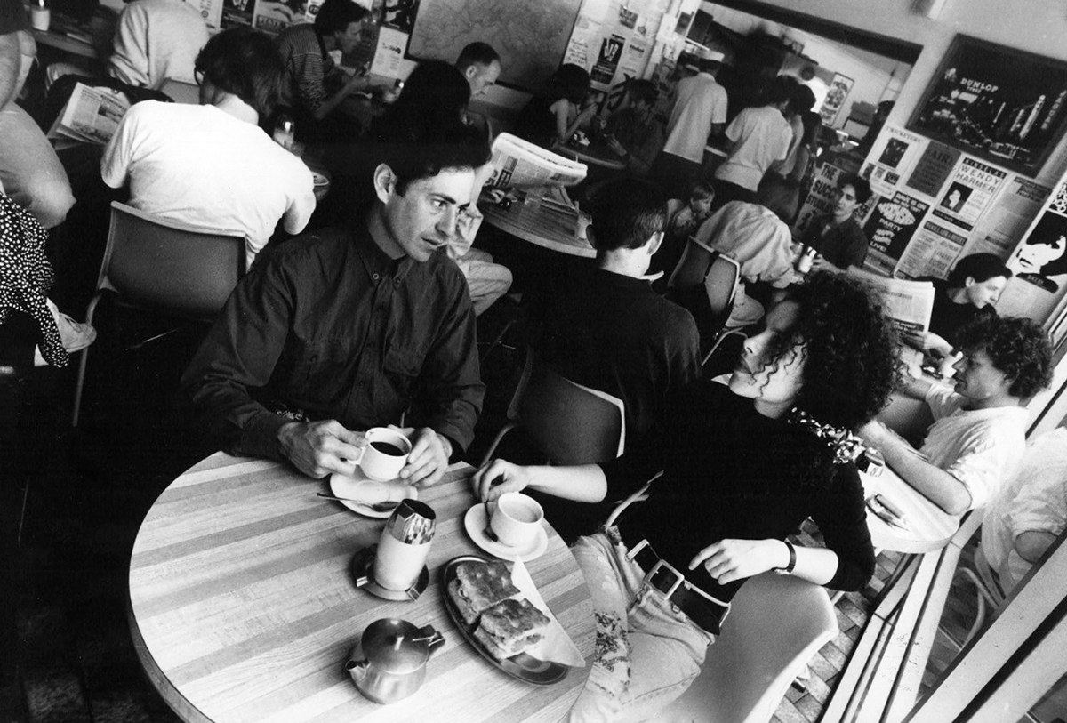 Inside Tropicana Caffe in the bohemian decades